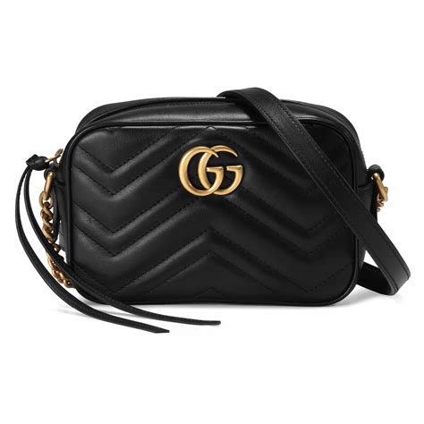 gucci gg marmont matelassé mini bag black|Gucci mini black crossbody bag.